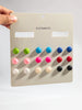 Cute 9Pairs/set Colorful Small Acrylic Curved Rectangle Earrings for Women Girls Star Square Round Earrings Jewelry - Image 10