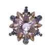 Rhinestone Flower Brooches for Women 9-color Snowflake Party Casual Brooch Pin Gifts - Image 13