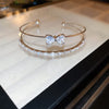 Zircon Bow Cuff Bracelet for Women Korea Charm Bracelet Personality Wedding Dainty Accessories - Image 17