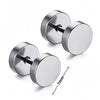 1 Pair Minimalist Punk Black Stainless Steel Male Piercing Hoop Earring for Women Teens Party Accessories for women - Image 7