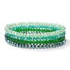 4pcs/set Gold Color Crystal Beads Bracelets For Women Girl Stone Austria Crystal Glass Elastic Bracelet Set Jewelry - Image 10