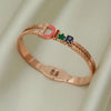 Classic 316L Stainless Steel Letter D Bangles for Women Jewelry Star Bracelets Party Gifts - Image 4