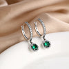 Charm Silver Moon Flower Snowflake Colorful Love Earrings, Suitable for European Women's Valentine's Day Jewelry Gifts - Image 26