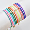 Adjustable Colorful Bead Bracelet with Crystal Accents in 16–21 cm Length - Image 1