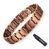Mens Magnetic Bracelets, Cross Copper Plating Bracelet with Double-Row Strength Magnets for Men Husband Dad Christmas Gifts - Image 7