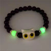 1 PC Matching Bracelets Couples Women Men Luminous Cute Cat Friendship Bracelete Black White Cat Head Bead Strand Bracelet - Image 4