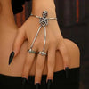 Black Metal Finger Claw Unique Skeleton Full Finger Rings Punk Rock Adjustable Armor Ring for Tech Enthusiasts - Image 4