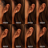 Orsa Jewels Minimalism 1 Pair Freshwater Pearl Ear Stud Pearls Stud Earrings Silver Round Pearl Ear Stud - Image 1