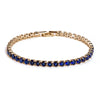 (19 cm 17 cm x 4 mm) Gold Plated Multiple Colors Powder Zirconia Bracelet For Women Jewelry - Image 8