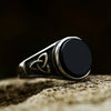 Beier Vintage 316L Stainless Steel Viking High Polished Mirror Ring Signet Jewelry For Men - Image 2