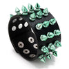 Wide PU Leather Bracelet Punk Bracelet Adjustable Goth Cuff Bracelet Gothic Rivet Buckle Wristband For Women Mens Jewelry - Image 16
