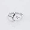 Silver Angel Wing Feather Stackable Open Rings For Women Beautiful Jewelry Accessories Prevent Allergy - Image 44