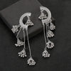 Retro Ethnic Silver Color Turkish Jhumka Earrings For Women Pearl Tassel Classic Carved Indian Earrings Jewelry - Image 25