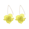 1Pair Designs Multicolored Resin Flower Long Earrings Bohemia Handmade Petal Dangle Earrings For Women Gift - Image 7