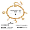 Zircon Water Drop Sun Star Evil Eye Pendant Necklace For Women Gold Plated Stainless Steel Necklace Jewelry - Image 8