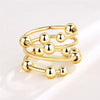 Beads Ring Fidget Spinner Rings Korea Crystal Butterfly Flower Star Moon Ring Jewelry Gift - Image 34