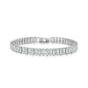Square Cubic Zirconia Tennis Bracelet 2.5mm or 4mm in Silver-Tone Gold-Tone and Rose Gold-Tone - Image 13