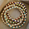 Gold Plated Bracelets Boho Summer Beaded Stretch Bracelet Y2k Jewelry for Women Accessories - Image 12