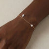 Silver Star Inlaid Opal With Mini Zircon Chain Bracelet For Women Elegant K Gold Jewelry Gift - Image 5