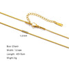 Stainless Steel Chain Necklace in Paperclip Box or Twisted Link Styles - Image 9