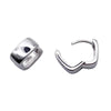 Silver Earrings Geometric square Round Earrings For Women Gift Earings Jewelry Gift - Image 4