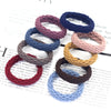 20PCS High Elasticity Hair Rope High Elasticity Jacquard Pattern Hair Ring Women's Headband Hair Accessories - Image 8
