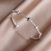Classic Zirconia Cross Charm Bracelets for Women Jewelry Elegant Bangle - Image 15