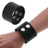Wide Cuff Wrap Gothic Steampunk Wristband Punk Rock Biker Strap Pu Leather Bracelet For Men Women Jewelry - Image 3