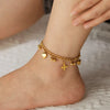316L Stainless Steel Golden Butterfly Heart Love Anklet For Women Foot Chain Jewelry Glamorous Gift - Image 7