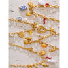 Ocean Style Stainless Steel Pearl Shell Starfish Flower Chilli Drop Charm Necklace Golden Plated Handmade Holiday Jewelry - Image 6