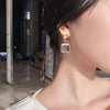 Transparent Glass Block Women's Earrings Party Jewelry Sexy Girls UnusualChristmasEarringsFashionAccessorieswholesale - Image 4