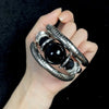 Black Stone Stretch Bracelet in a Retro Style - Image 5