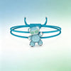Multicolor Cubic Zirconia Teddy Bear Jewelry,Cool Sunglasses Bear Pendant Necklace Bracelet Earrings Women Accessories - Image 9