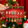 Cute Christmas Gingerbread Snowflake Earrings Set for Women 12 pcs Santa Claus Christmas Tree Bell Earrings Year Jewelry - Image 14