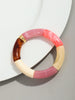 Chunky Acrylic Tube Bead Bangle with Multicolor Options - Image 20