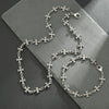 Punk Chain With Cross Necklace For Man Woman Hiphop Crosses Jewelry Clavicle Chain Gothic Bracelet Y2K Accessories - Image 1