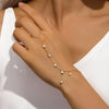 Silver Star/Evil Eyes Blue/White Zircon Bracelet Finger Design For Women Hand Chain Bracelet Party Jewelry - Image 30
