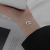 Zircon Double Layer Silver Colour Bracelet Women's Personality Bracelet Party Jewelry Birthday Gifts - Image 7