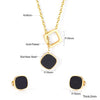 Flower Rose Jewelry Sets For Women Fairy Moon Stars Pineapple Pendant Necklace Earrings Romantic Office Accessories - Image 31