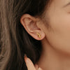 Korean Stainless Steel Earrings For Women Gold Color Simple Knot Earrings Ladies Kpop Accessories - Image 4