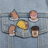 3-5 Pcs Cute Animal Brooch Set Creative anime Enamel Pins Backpack Clothing Accessories Metal Badge Christmas gifts - Image 6