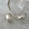 Frosted Brushed Spherical Water Droplet Hoop Earrings for Women Retro Gold Color Unique Creative Versatile Accessories - Image 4