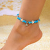 Simple Double Zircon Cross 8 Shape Word Anklet For Women Hollow Love Heart Thin Chain Anklets Beach Foot Minimalist Jewelry - Image 16