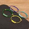 Adjustable Turkish Evil Eye Rope Bracelet in Multiple Colors - Image 5