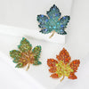 Berry Women's Rhinestone Leaf Brooches Unisex Plant Pins Office Party Casual Accessories Gifts - Image 2
