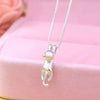 Heart Pendant Choker Necklace with Adjustable Chain - Image 31