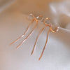 Bowknot Drop Earrings Statement Jewelry Girls Gift Long Tassel Bow Earrings for Women Stainless Steel Flat Snake Chain - Image 11