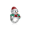 Christmas Silver Charms Santa Claus Reindeer Christmas Tree Snowman Elk Bead Fit Bracelet Necklace Jewelry - Image 3