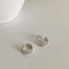 Metal Geometric C-Shaped Ear Clip Earrings for Women Men Simple Irregular Smooth Non Piercing Chunky Ear Cuff Jewelry - Image 7