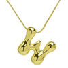 Creative A-Z Balloon Bubble Letter pendant Neckalce for Women Gold Plated Chunky Initial Necklaces Jewelry Birthday Gift - Image 6